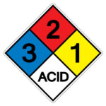 acid warning sign